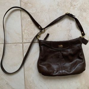 Coach leather crossbody bag